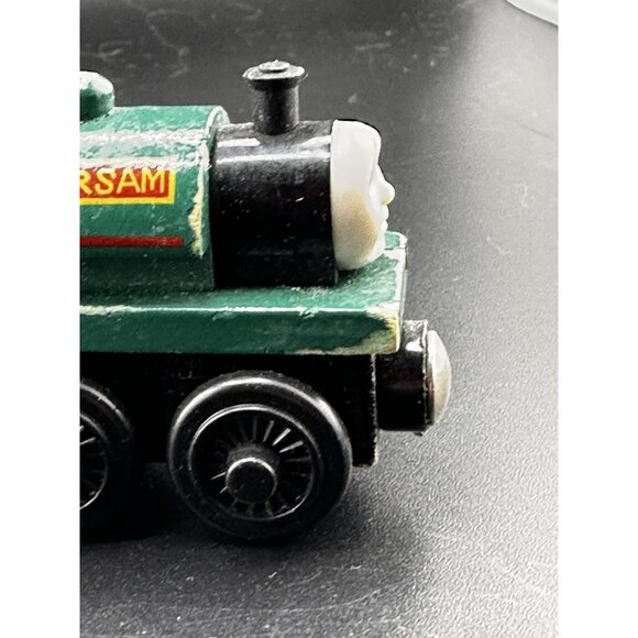 Peter Sam Thomas & Friends Train Wooden Railway Engine #4 2001 Vtg READ - Picture 4 of 11